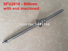 Ball screw SFU2010 - 800mm + 1pcs RM2010 2010 Ballnut end machined 2024 - buy cheap