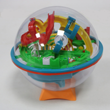 Bola de laberinto mágica 3D para niños, bola de plástico perplexus, bola mágica de inteligencia, juguete educativo clásico de laberinto IQ, 118 2024 - compra barato