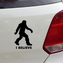 Bigfoot Believe Car Sticker Reflective Funny Tuning Cartoon Window Wall Door Ornament for Cars Styling Bomb Personalized Decor 2024 - buy cheap