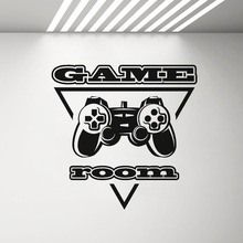 PC Gamer Joystick Wall Vinyl Sticker Video Games Playroom Sign Stickers Mural Boy Room Door Decal House Decoration G638 2024 - buy cheap