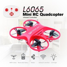 2.4GHz Drone Mini RC Quadcopter Toys Infrared Controlled Remote Control Drone L6065 Micro Pocket Drone With LED Light Kids Toys 2024 - buy cheap