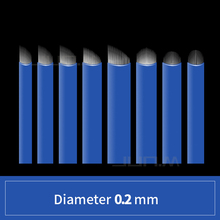 10 pces 0.2mm 12/14/16 u-shaped microblading agulha lâmina permanente maquiagem sobrancelha tatuagem 3d bordado manual tatuagem caneta agulha 2024 - compre barato