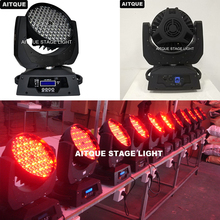 Китай DMX стробоскоп клуб DJ освещение 108X3W LED Lumiere Moving Head Wash сценический диско свет RGBW цвет смешивания Movinghead 2024 - купить недорого
