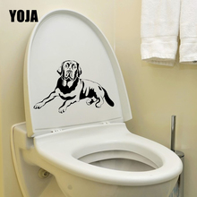 YOJA 23.4X15.6CM Labrador Dog Canine Animals Toilet Decal Bedroom Home Decor Wall Sticker T5-1437 2024 - buy cheap