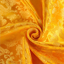 Tela de brocado Jacquard metálica amarilla de alta calidad, tela teñida de hilo jacquard 3D para ropa, ropa de cama, bolsa, cortina 2024 - compra barato