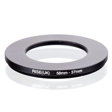 RISE(UK) 58mm-37mm 58-37mm 58 to 37 Step down Ring Filter Adapter black 2024 - buy cheap