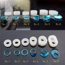 Molde de resina de dedo em silicone, 6 estilos de molde de resina artesanal, faça você mesmo, confecção de joias, moldes de resina epóxi 2024 - compre barato