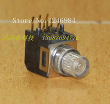[SA] interruptor de Reinicio de botón rojo sin bloqueo de gatillo chapado en oro de seis pies iluminado Dual Deli Wei Taiwán Dailywell -- 50 unids/lote 2024 - compra barato