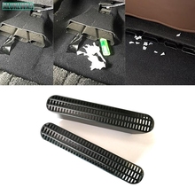 Cubierta de rejilla de ventilación de aire acondicionado para coche BMW, accesorio de 2 uds. De asientos AC, embellecedor de suelo para BMW X5 G05 2018 2019 2024 - compra barato