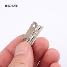 50pcs YNIZHURE 24*18mm Silver Door Cabinet Drawer Jewellery Box Mini Hinge 2024 - buy cheap