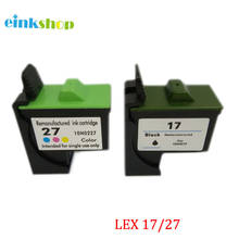 2pcs 17 27 for Lexmark 17 27 Ink Cartridge for Lexmark i3 X1100 X1200 X1150 X1270 X2250 X75 Z13 Z23 Z34 Z515 Z517 Printer 2024 - buy cheap