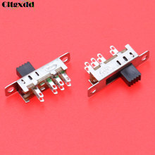Cltgxdd 1pcs SS23E04G5 Toggle Switch Double 8 Pins 3 Files With Screw Ears 2P3T DP3T Handle High 5MM Small Slide Switch 2024 - buy cheap