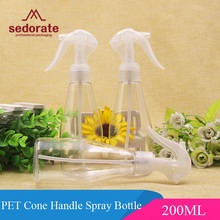 Sedorate 20 pcs/Lot PET Clear Spray Bottles For Liquid Hair Salon Mist Automizer Empty Plastic Handle Bar 200ML Containers JX148 2024 - buy cheap