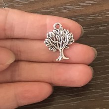 15PCS DIY Jewelry Making Small Tree of Life Charms life tree Pendant Charm for Bracelet Necklace Earring zipper pulls bookmark 2024 - buy cheap