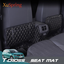 Car Rear Seat Anti Kick Protective Child Anti-play Mat Pad Cushion Cargo Liner for Volkswagen VW T-cross Tcross 2019 2024 - buy cheap