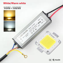 LED Chips 10W 20W 30W 50W 100W High Power COB LED lamp Chip Bulb with LED Driver For DIY Floodlight Spot light Lawn 2024 - buy cheap