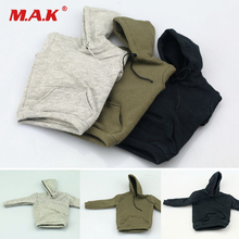 Мужская одежда по индивидуальному заказу в масштабе 1/6, пуловер серого/зеленого/черного цвета, модель свитера, пальто для мужской фигуры 12 дюймов HT 2024 - купить недорого