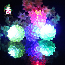 Juguete de Navidad con luces led de colores luminosos, anillo flash para dedos de fresas 2024 - compra barato