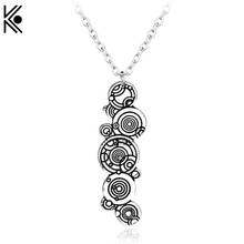 Free Shipping Move Jewelry Dr Who Necklace Europe style Vintage Chain Long Pendant Necklace for Women Men Gift 2024 - buy cheap