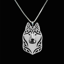 Gold Silver Color Siberian Husky Pendant Necklace Hunger Games Necklace Women Best Friend Choker 2024 - buy cheap