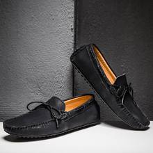 ERRFC Plus Size Mens Black Loafer Shoes Fashion Round Toe Trending Leisure Moccasin Shoes For Man Driver Boat Shoes 39-48 2024 - buy cheap