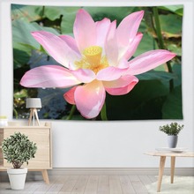 Custom Lotus Wall Tapestry Home Decorations Wall Hanging Forest Tapestries For Bedroom 130x150CM,100x150CM,140x250CM 2024 - buy cheap