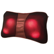 Relax Shoulder Waist Neck Cervical Massage Pillow Heating Kneading Vibrating Shiatsu Massager Cushion Car Vehicle Seat Pillows 2024 - buy cheap