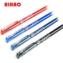 Free shipping 12pcs/lot Aihao 4370 erasable pen unisex 0.5mm pen magic erasable pen Gel Pen stationery office & school supplies 2024 - buy cheap