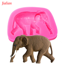 Animal series Elephant Shaped DIY fondant cake silicone moulds chocolate for cupcake decoration kitchen Baking tools FT-0042 2024 - buy cheap