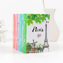 Notas adhesivas de dibujos animados, Bloc de notas adhesivas de la Torre Eiffel de París, libro de notas adhesivas, Bloc de notas, marcapáginas, papelería de regalo 2024 - compra barato