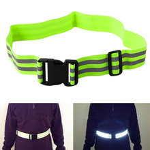 High Visibility Reflective Safety Security Belt For Night Running Walking Biking 2024 - buy cheap