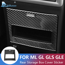 Airspeed for Mercedes Benz ML GL GLS GLE Accessories for Benz ML GL GLS GLE Sticker Carbon Fiber Interior Rear Storage Box Cover 2024 - buy cheap