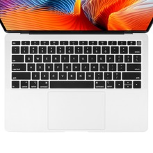 Английский для MacBook New Air 13 2019 2018 A1932 Touch ID, Силиконовая накладка на клавиатуру, наклейка, Защитная пленка для клавиатуры 2024 - купить недорого