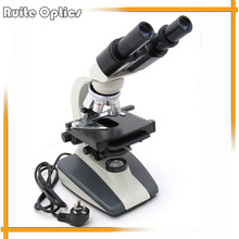 40x-1000x Luz Led Profesional biológica biología microscopio con articulado cabeza binocular libre y un cargador TXS07-01B-RC 2024 - compra barato