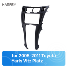 Harfey 2Din Fascia Frame For 2005 2006 2007 2008 2009 2010 2011 Toyota Yaris Vitz Platz Stereo Dash Trim Installation Fitting 2024 - buy cheap