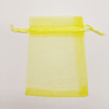 100pcs Organza Bags Yellow Small Organza Gift Bag For Jewelry Packaging Display Christmas Wedding Jewelry Storage Drawstring Bag 2024 - buy cheap