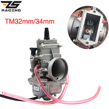 ZS Racing Motorcycle MIKUNI TM24 TM28 TM30 TM32 TM34 TM38 Flat Slide Smoothbore Carb For 200cc-250cc 4-Stroke Racing Carburetor 2024 - buy cheap