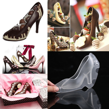 3D chocolate mold high heels chocolate mold jelly candy DIY hand baking mold cake DIY high-heeled shoe 2024 - buy cheap