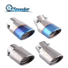 ESPEEDER Car Auto Exhaust Muffler Tip Stainless Steel Pipe Chrome Trim Modified Car Rear Tail Throat Liner Exhaust Car Styling 2024 - buy cheap