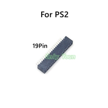 Aipinchun оптовая продажа 20 шт./лот 19Pin блок для Playstation 2 PS2 проводящий пленочный разъем Разъем Запасные части 2024 - купить недорого