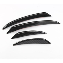 For Ford Mustang 2015 2016 2017 Car Exterior Front Bumper Corner Decoration Strips Trim Styling Accessories ABS 4Pcs 2024 - buy cheap