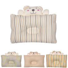 Натуральная цветная хлопковая детская подушка для коррекции фигуры, подушка для постельных принадлежностей с плоской головкой, подушка для новорожденных мальчиков, подушка для девочек, позиционер для сна 2024 - купить недорого