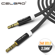 3.5mm Audio Aux Cable Jack for Car iPhone Headphone Mobile Phone 3.5 mm Male Stereo Auxiliary Cable Cord Line Adapter Braided 1M 2024 - buy cheap