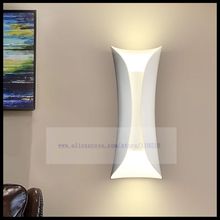 Lámpara de pared de hierro forjado de estilo nórdico, simple, Europeo, pared de salón, dormitorio, cabecera, pasillo, led, lámpara de pared de cintura 2024 - compra barato