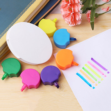 Petals Highlighter Flower Shape Highlighter Pen Markers Cute Fluorescent Watercolor Multi Colors Japanese Stationery 2024 - buy cheap