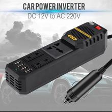 Convertidor/inversor de potencia para coche, encendedor de cigarrillos, Cargador USB Universal, 200W DC 12V a AC 220V 2024 - compra barato
