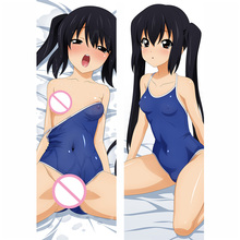 Japanese Anime K-ON! Nakano Azusa otaku Dakimakura throw pillow case cover hugging Body pillowcases dakimakura case 2024 - buy cheap