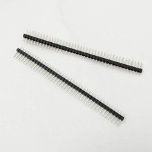 100pcs Single Row Needle 1x40p 40Pin 2.54mm Pitch Straight Male Pin Header Terminal Wholesale Price NEW 2024 - buy cheap