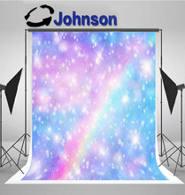 Fondo de pared con dibujo de ordenador, Galaxia, purpurina, Arco Iris, colores Pastel, unicornio, cielo, nubes, Bokeh 2024 - compra barato