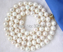 Excelente collar de perlas redondas blancas de 33 "12mm 2024 - compra barato